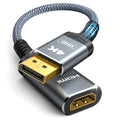 Highwings 4K Display Port to HDMI Adapter, Uni-Directional DP 1.2 Computer to HDMI 2.0 Screen, DisplayPort to HDMI Adapter (Male to Female), SR Anti-Break, No Latch, for Dell HP AMD NVIDIA, Passive
