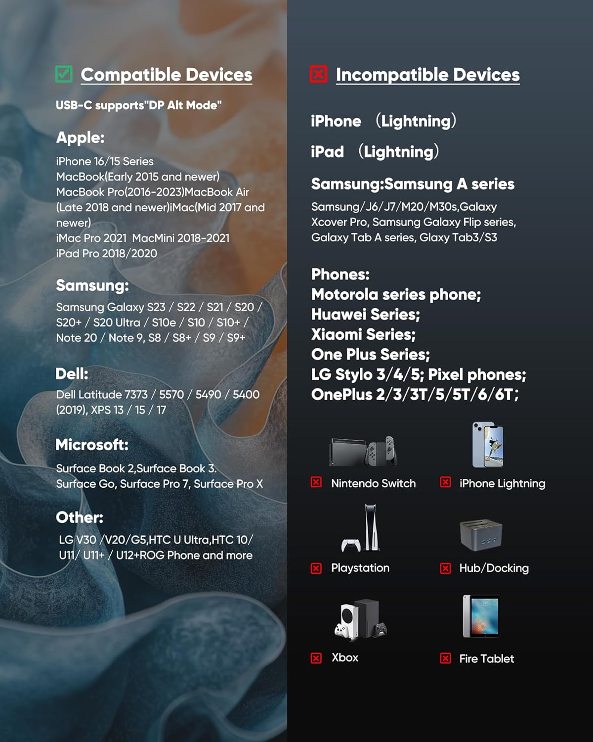 Highwings USB C to HDMI Adapter (4K@60Hz), USB Type C to HDMI Cable Adapter [High Speed, Thunderbolt 3/4 Ports], Compatible for iPhone 15/16 Pro/Max, MacBook Pro/Air, iPad, iMac and More